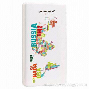 External Backup Battery with 3,800mAh Capacity, 5V/1A Output, Li-polymer Cell and Compact Size